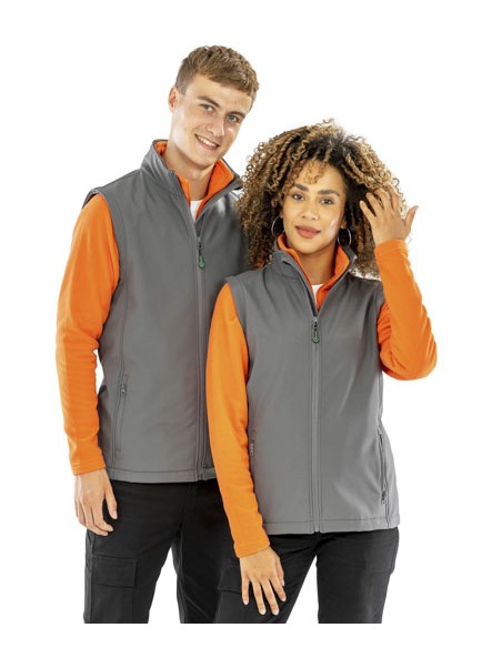 RES-R902M-Mens Recycled 2-Layer Printable Softshell Bodywarmer 2